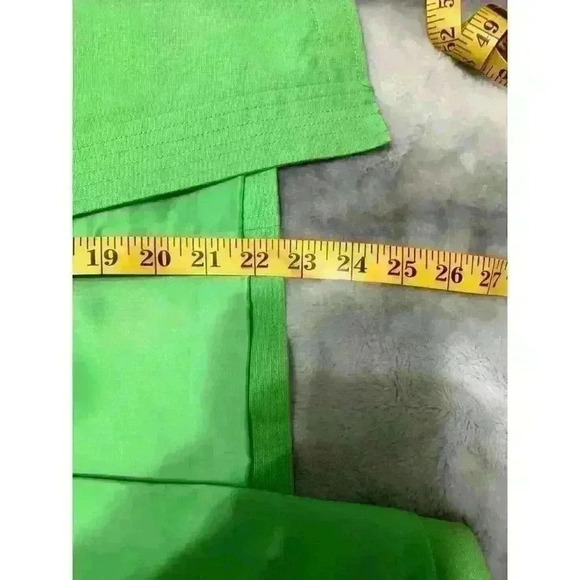 Talbots Lime Green Cotton One Button Women's Blazer Size 16 Career - Picture 5 of 9